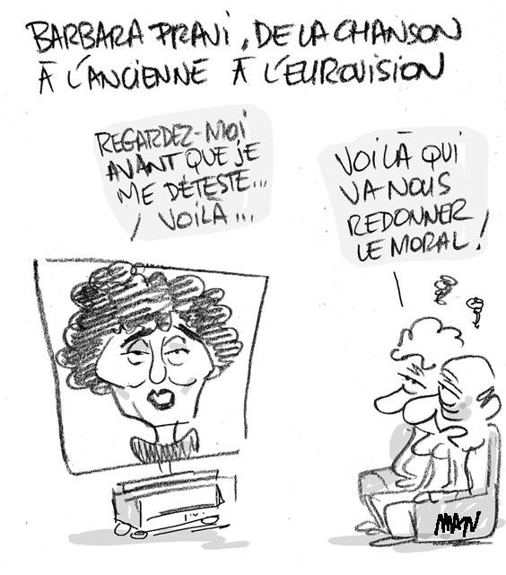 Dessin de presse : Eurovision 21 presse : Eurovision 21