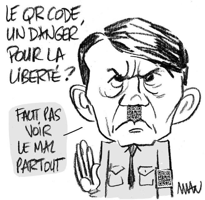 Dessin de presse : QR Code presse : QR Code