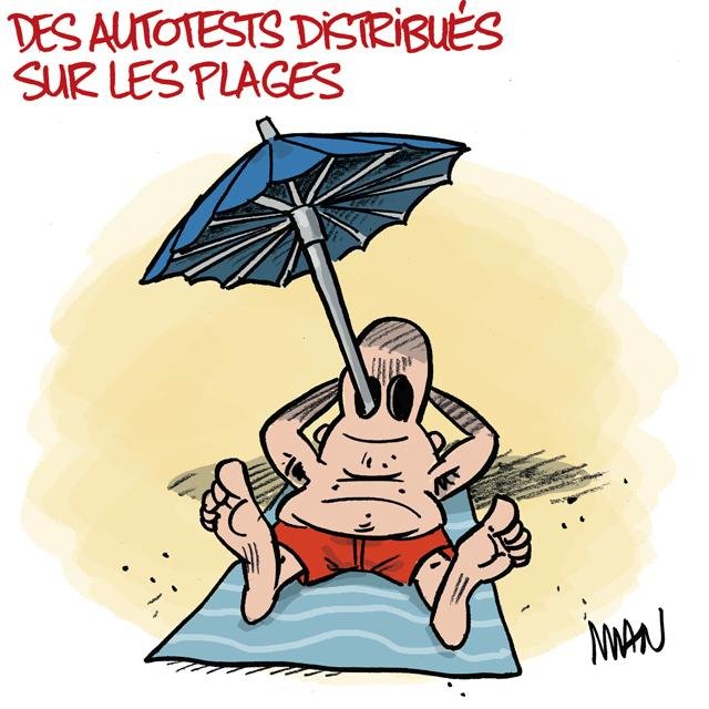 Dessin de presse : Autotests presse : Autotests