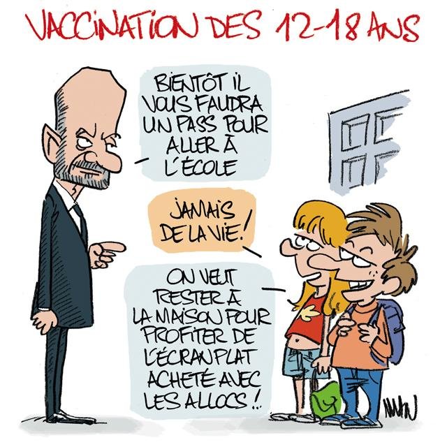 Dessin de presse : Ecran plat presse : Ecran plat