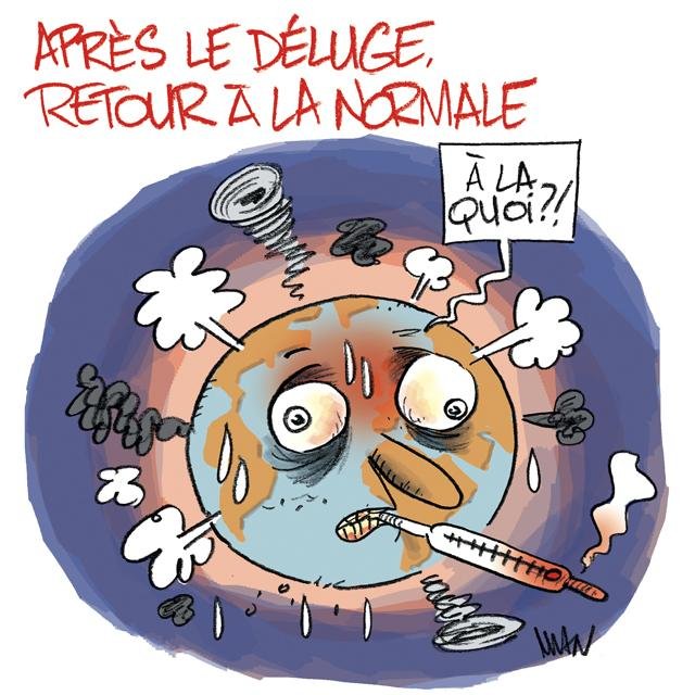 Dessin de presse : Déluge presse : Déluge