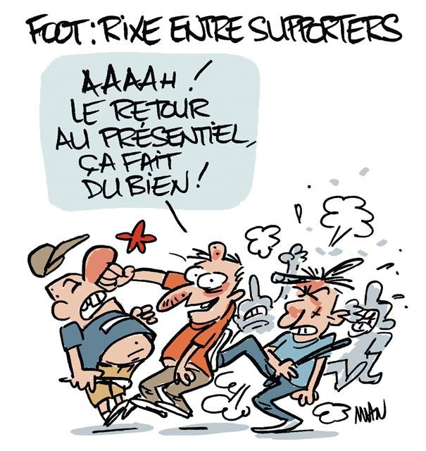 Dessin de presse : Rixe presse : Rixe