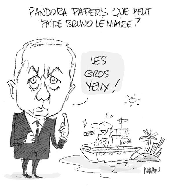 Dessin de presse : Pandora Papers presse : Pandora Papers