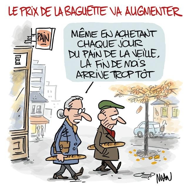 Dessin de presse : Baguette presse : Baguette