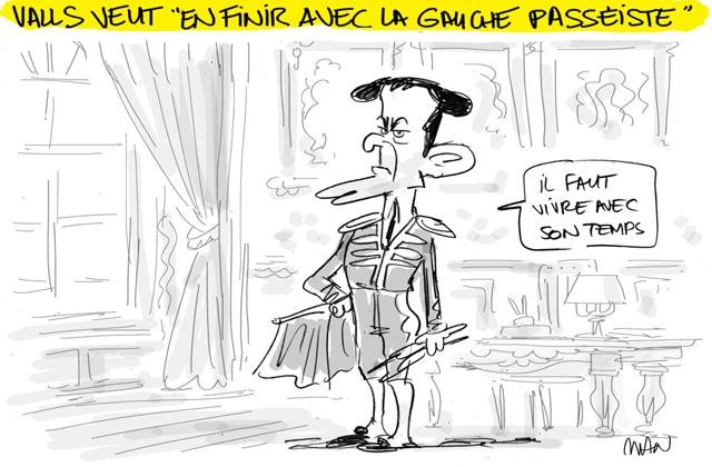 Dessin de presse : Passéiste presse : Passéiste