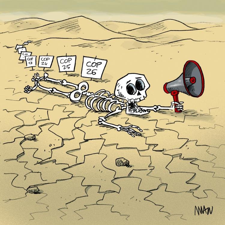Dessin de presse : COP26 presse : COP26