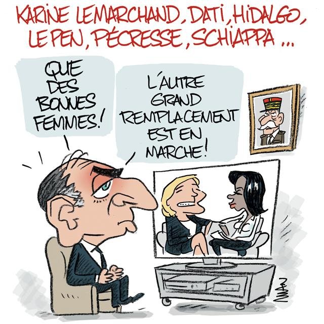 Dessin de presse : Bonnes femmes presse : Bonnes femmes