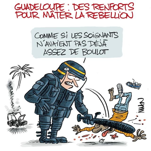 Dessin de presse : Guadeloupe presse : Guadeloupe