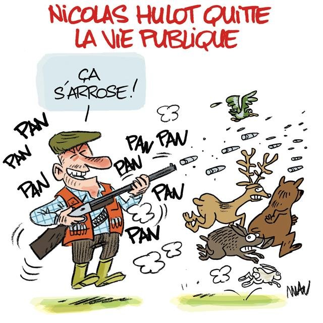 Dessin de presse : Hulot presse : Hulot