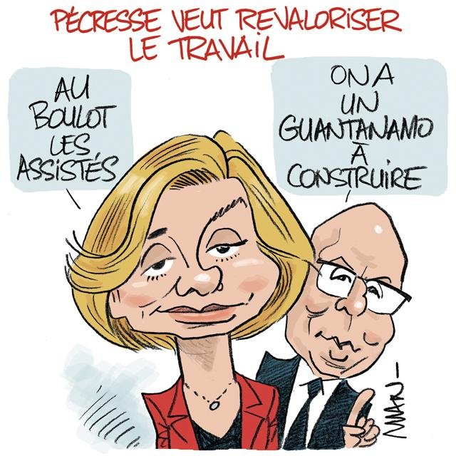 Dessin de presse : Pécresse presse : Pécresse