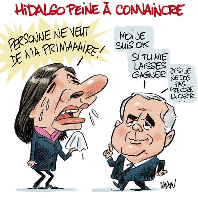 Dessin de presse : Primaire gauche presse : Primaire gauche