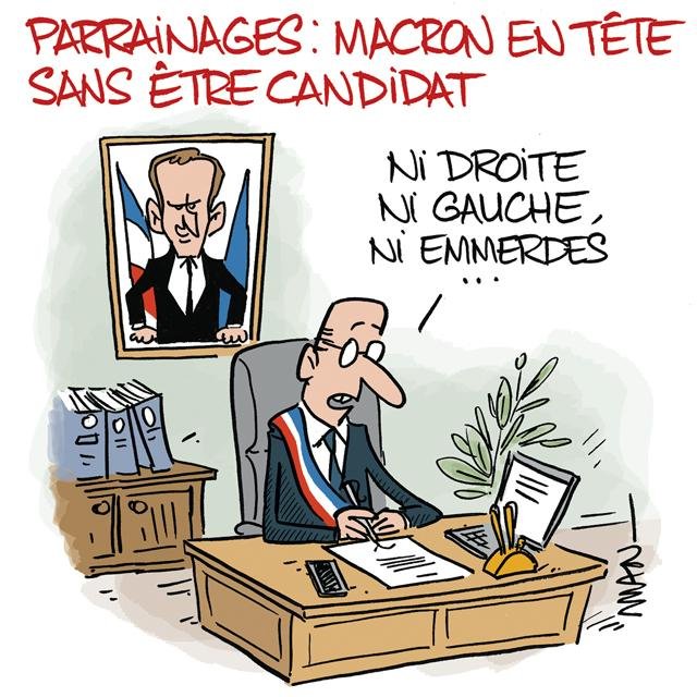 Dessin de presse : Parrainages presse : Parrainages