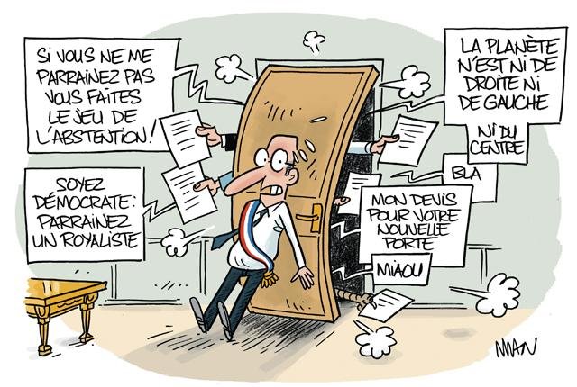 Dessin de presse : Parrainages presse : Parrainages