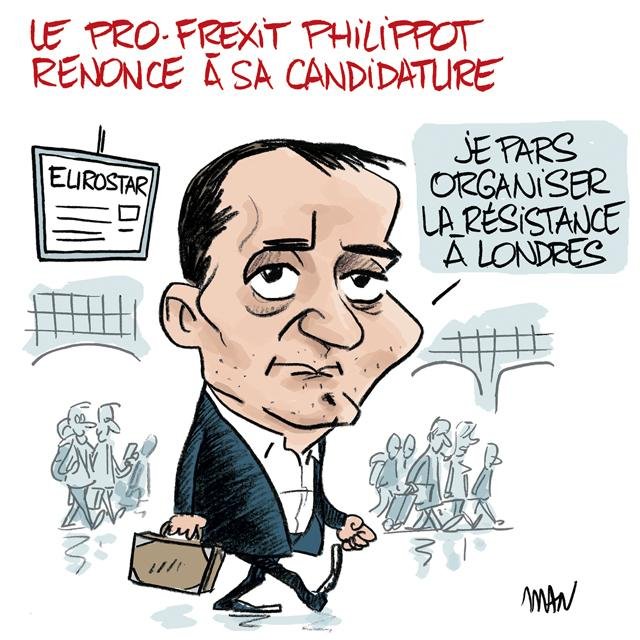 Dessin de presse : Philippot out presse : Philippot out