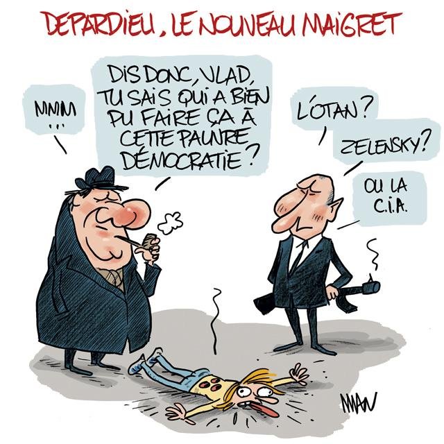 Dessin de presse : Maigret presse : Maigret