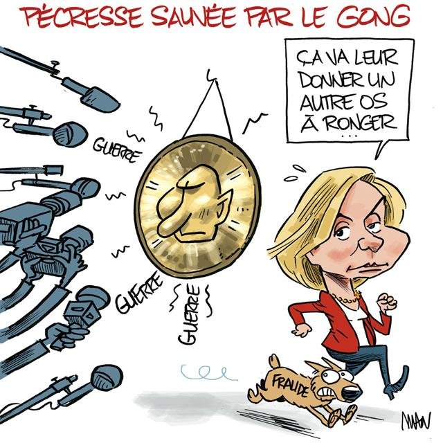 Dessin de presse : Gong presse : Gong