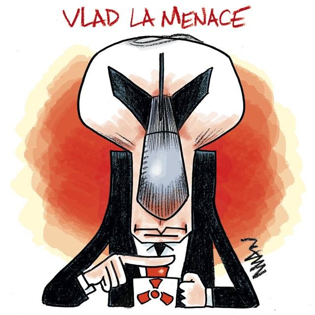 Dessin de presse : Vlad la menace presse : Vlad la menace