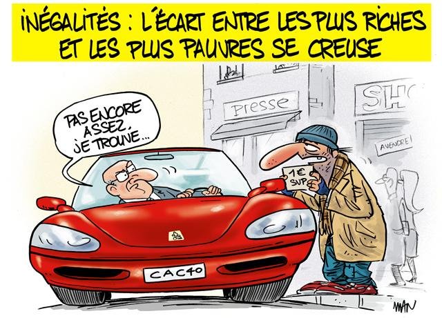 Dessin de presse : Écart presse : Écart
