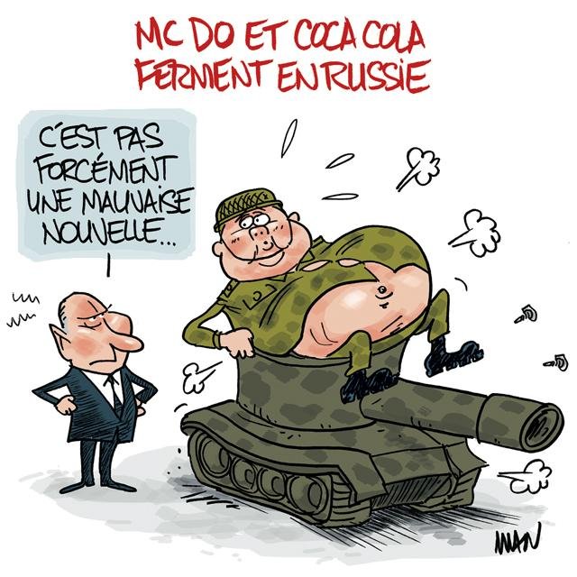 Dessin de presse : McDoCoca presse : McDoCoca