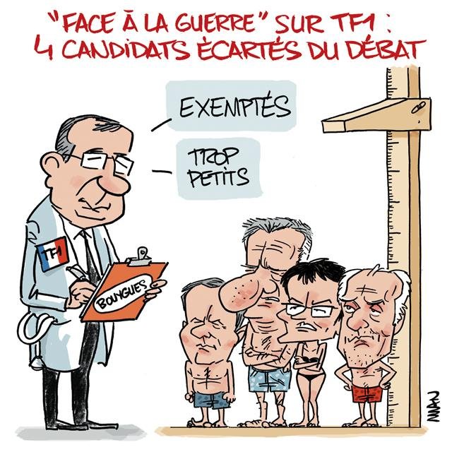 Dessin de presse : Exemptés presse : Exemptés