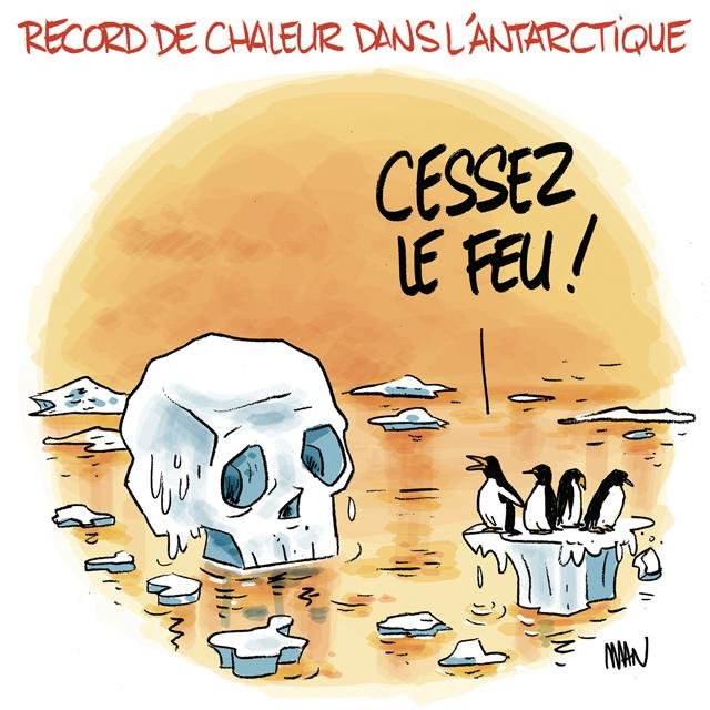 Dessin de presse : Antarctique presse : Antarctique