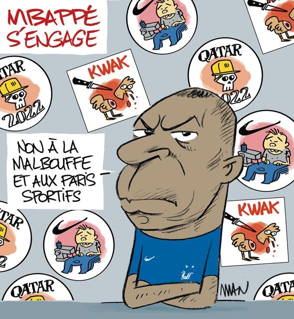 Dessin de presse : Mbappé & les sponsors presse : Mbappé & les sponsors