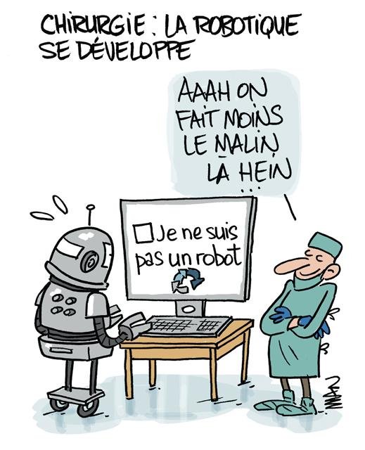 Dessin de presse : Robot presse : Robot