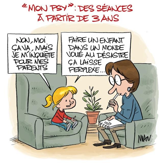 Dessin de presse : Mon psy presse : Mon psy