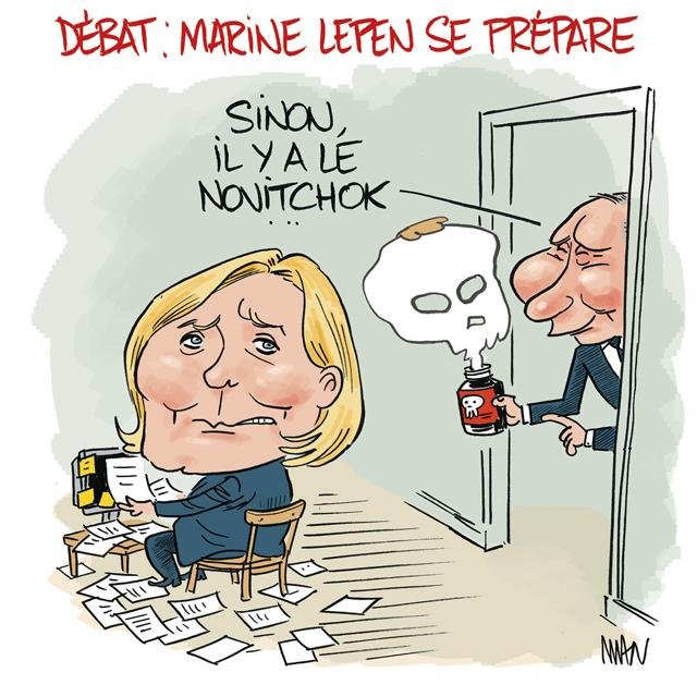 Dessin de presse : Novitchok presse : Novitchok