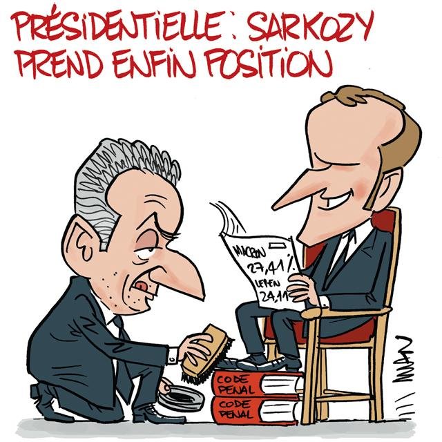 Dessin de presse : Position presse : Position