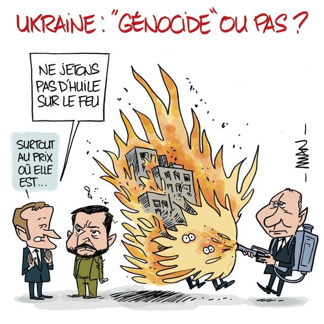 Dessin de presse : Génocide? presse : Génocide?