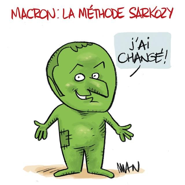 Dessin de presse : Macron écolo presse : Macron écolo