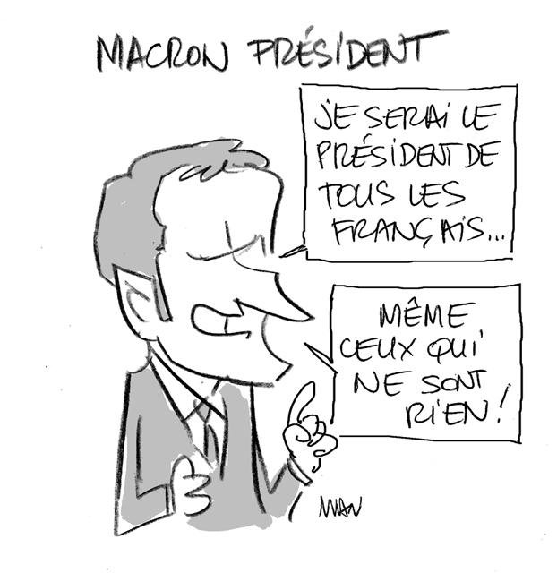 Dessin de presse : Macron II presse : Macron II