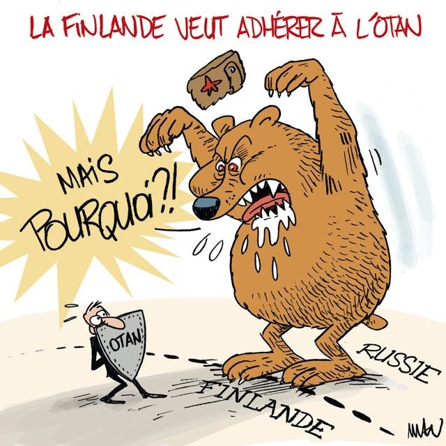 Dessin de presse : Finlande & OTAN presse : Finlande & OTAN