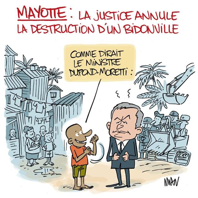 Dessin de presse : Mayotte presse : Mayotte