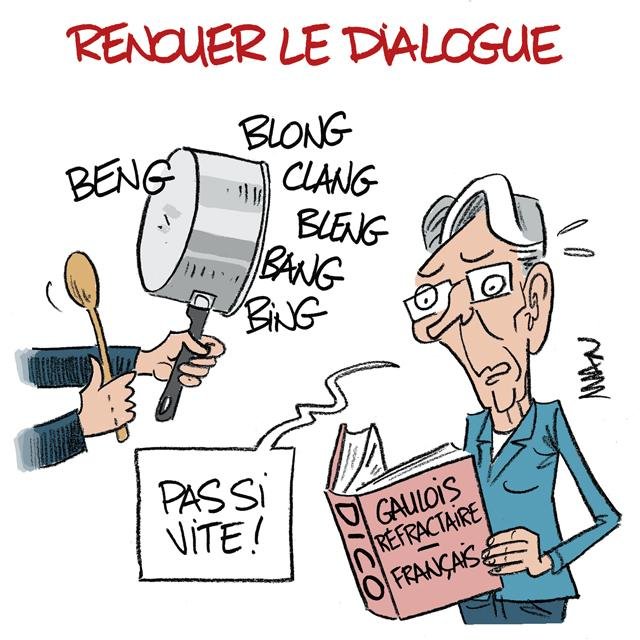 Dessin de presse : Dialogue presse : Dialogue