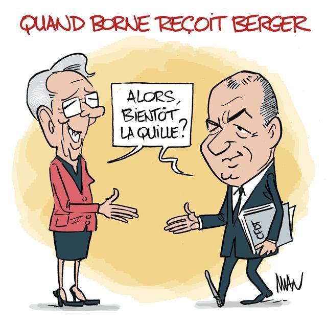 Dessin de presse : Borne & Berger presse : Borne & Berger