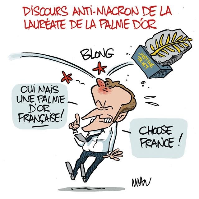 Dessin de presse : Palme d'or presse : Palme d'or