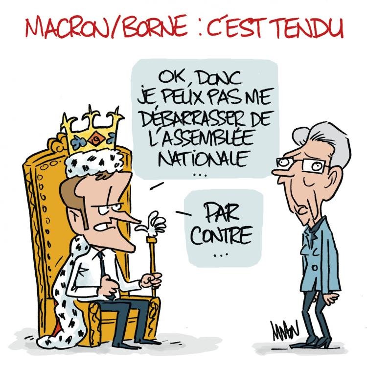 Dessin de presse : Tendu presse : Tendu