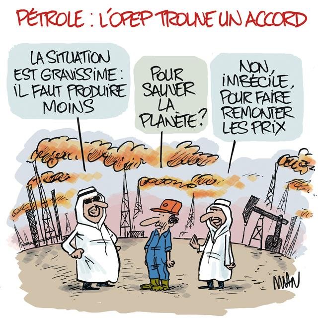 Dessin de presse : OPEP presse : OPEP