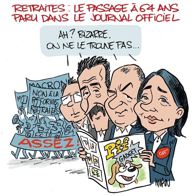 Dessin de presse : Journal officiel presse : Journal officiel