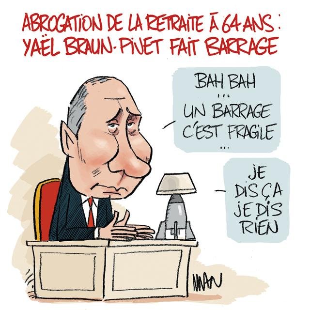 Dessin de presse : Barrage presse : Barrage
