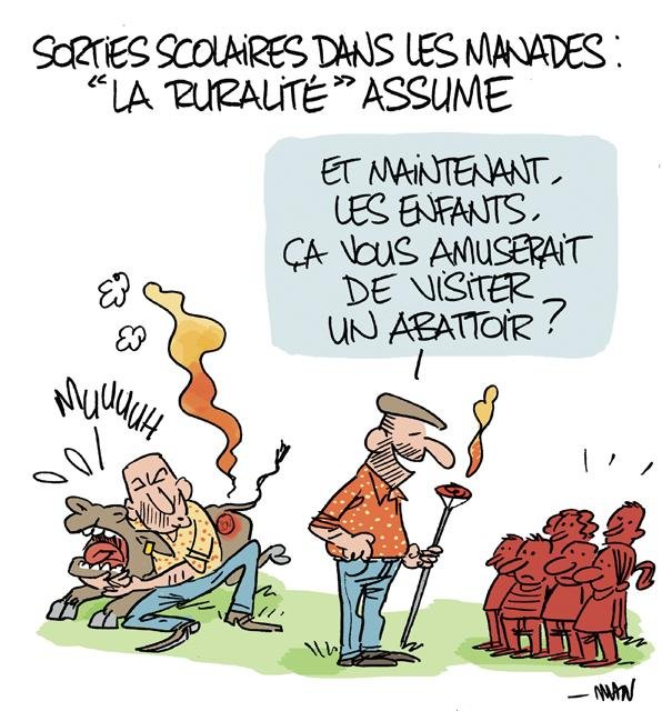 Dessin de presse : Manades presse : Manades