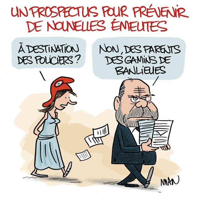 Dessin de presse : Prospectus presse : Prospectus