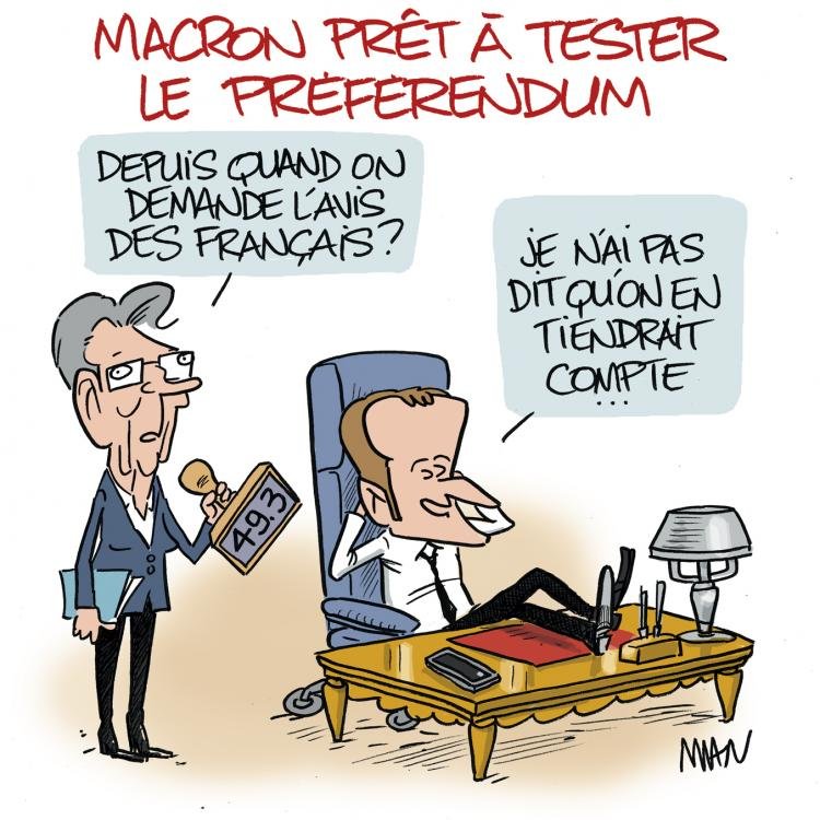 Dessin de presse : Preferendum presse : Preferendum