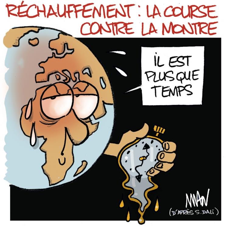 Dessin de presse : Montre molle presse : Montre molle