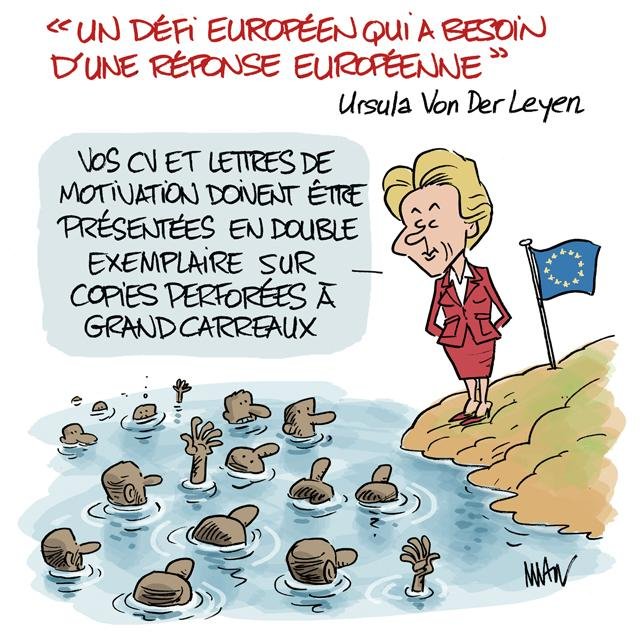 Dessin de presse : Défi presse : Défi