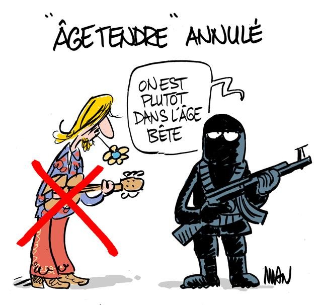 Dessin de presse : Age tendre presse : Age tendre