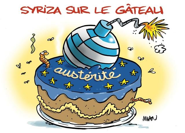 Dessin de presse : Syriza presse : Syriza