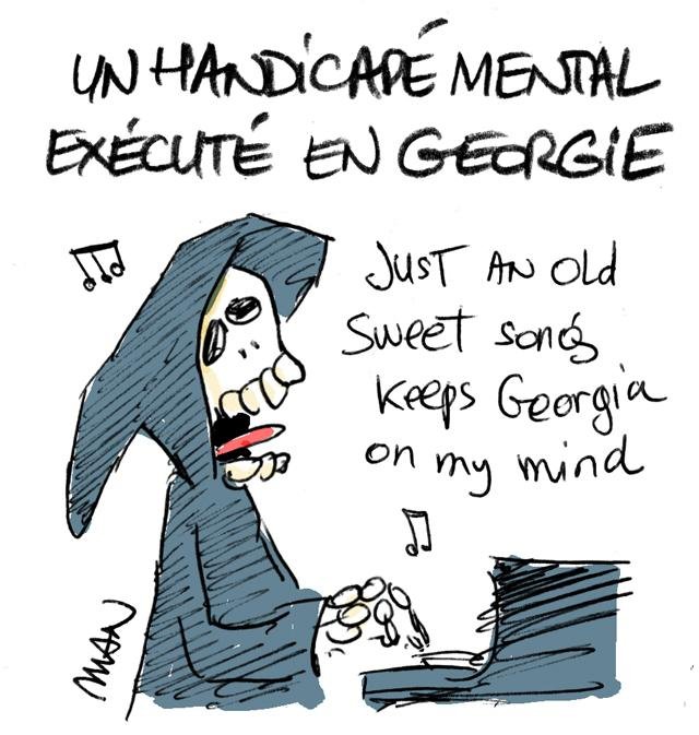 Dessin de presse : Georgia presse : Georgia
